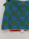 YANYAN KNITS 25 Spring/Summer Embellished Plaid Waist Mini Skirt YYK-YYW25-0632-PINSE Colorblock
